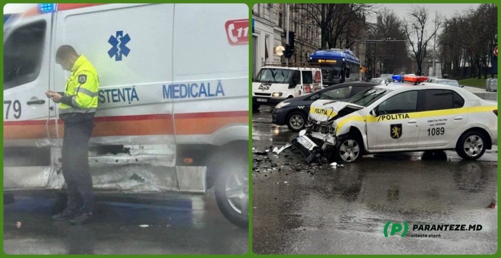 Șoferul ambulanței găsit VINOVAT de accidentul cu mașina poliției. Cum argumentează oamenii legii decizia